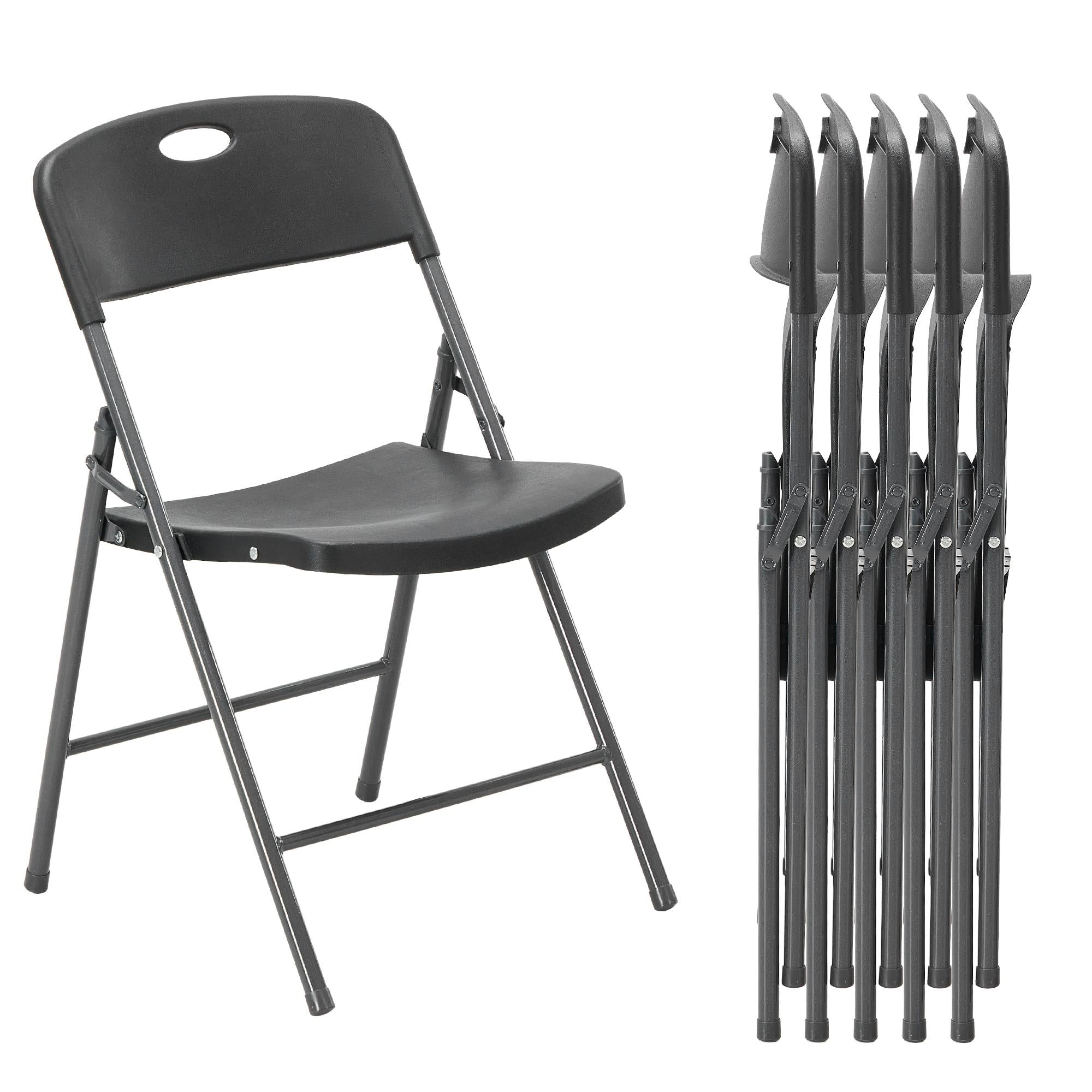 Folding chair with backrest